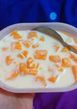 Foto resep Mango cheese milk