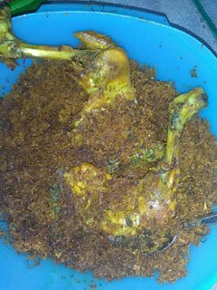 Foto resep Ayam Goreng bumbu kelapa