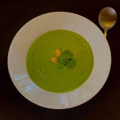 Broccoli Almond Soup A picture of Broccoli Almond Soup.