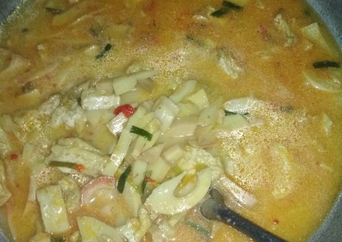 Resep Sayur rebung masak santan yang Lezat Sekali