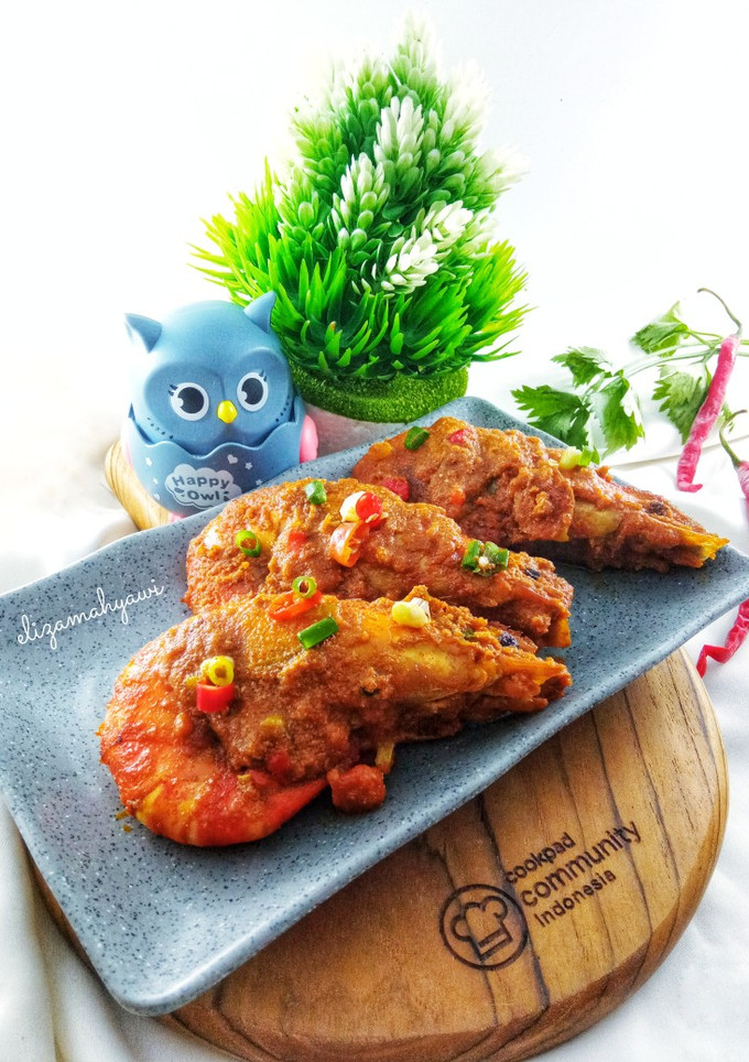 Foto resep Udang galah bumbu pedas