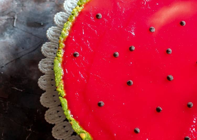 Easiest Way to Make Qualsiasi sera della settimana Cheesecake anguria
