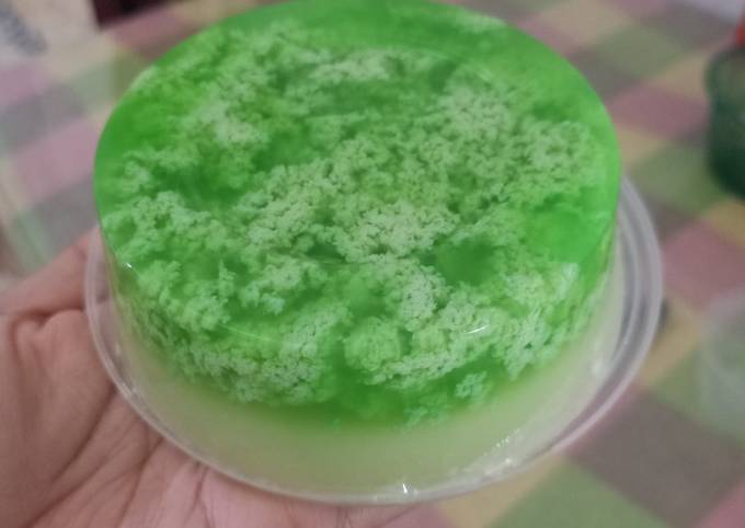 Puding Lumut Melon