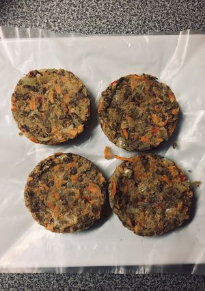 Una foto de Hamburguesa de lentejas