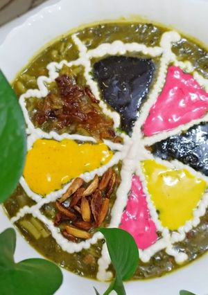 عکسی از دستور آش رشته بااسفناج