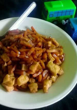 Foto resep Oseng Tahu Wortel #232