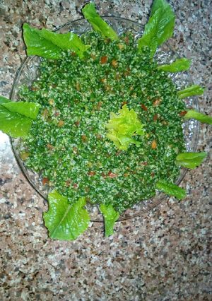 صورة لوصفة التبولة