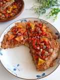 Corned Beef Frittata (Topping Salsa)