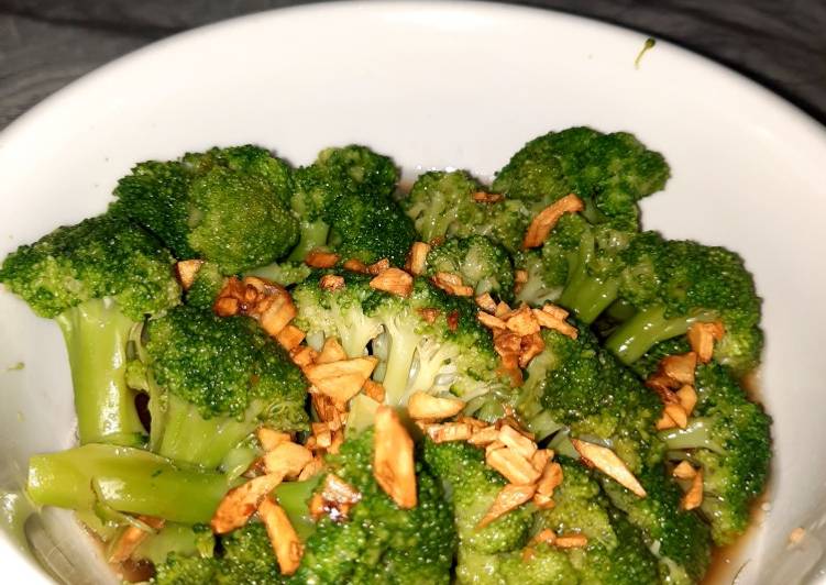 Resep Brokoli tumis bawang putih Lezat