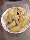 Steam Chicken with Salt and Ginger Juice