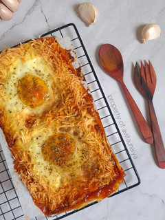 Foto resep Baked Sandwich Lasagna (Lasagna Roti Tawar Panggang)