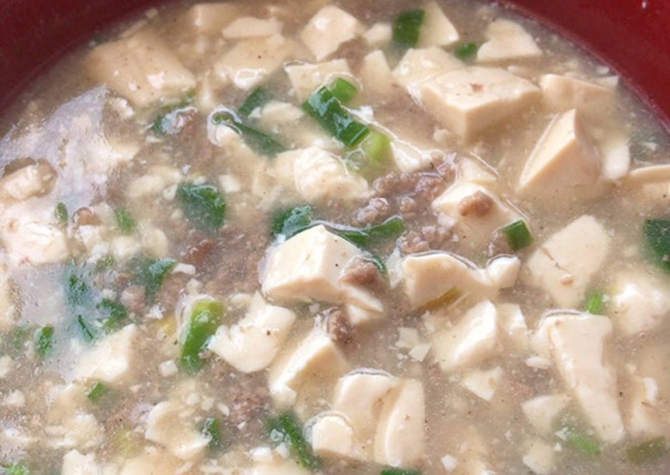 Mun Tahu dengan Daging Cincang