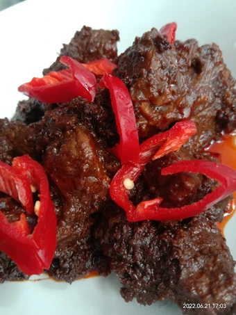 Cara Mudah Membikin Resep Rendang daging bumbu instan yang  Bikin Ketagihan Anti Ribet, Uenak Banget