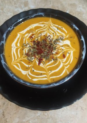 صورة لوصفة شوربة العدس الكريميه