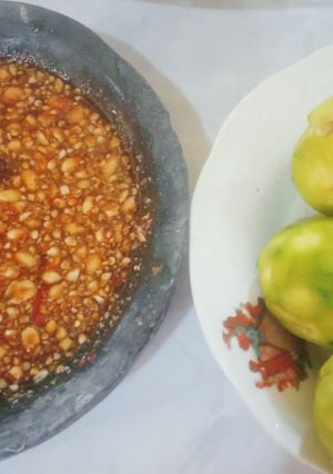 Foto resep Sambal Rujak Gula Merah yang bikin nagih