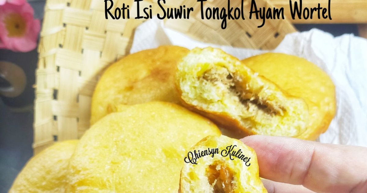 Roti Isi Suwir Tongkol Ayam Wortel