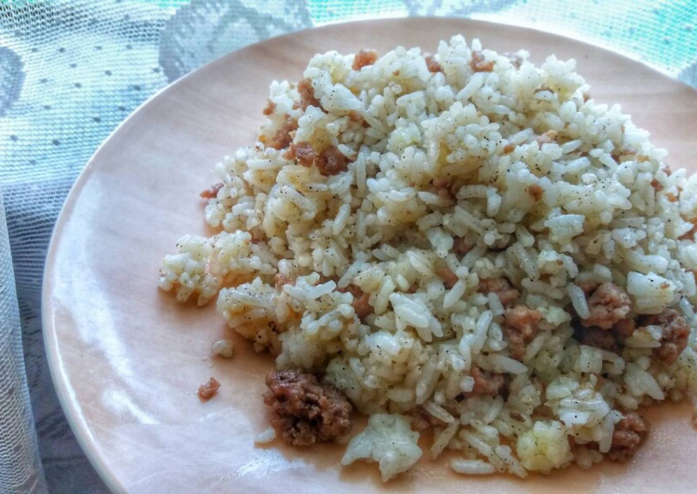 Nasi Goreng Mentega Cincang / Beef Butter Fried Rice