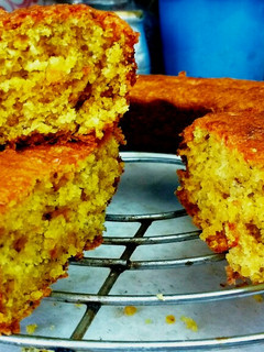 Una foto de Budín de naranja vegano en licuadora x 2 mangos