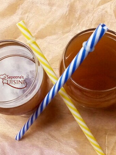 A picture of Caramel mojito mocktail.