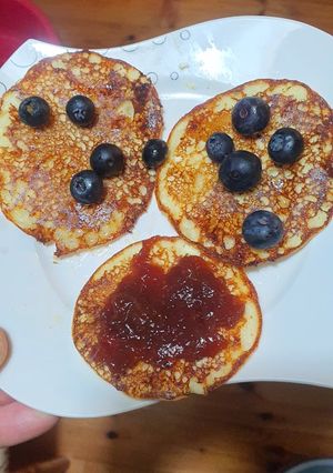 Zdjęcie przepisu Placki twarogowe. Low fodmap.