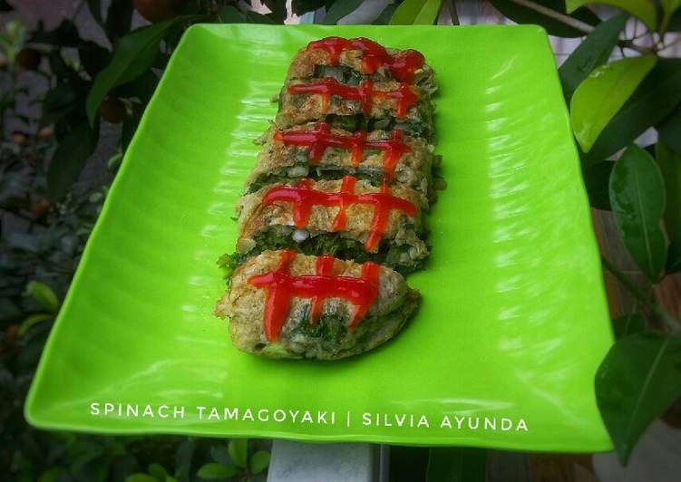Cara Gampang Menyiapkan Spinach Tamagoyaki Anti Gagal
