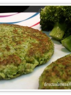 Una foto de Hamburguesas de brócoli
