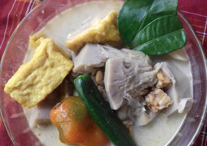 Cara Bikin Sayur nangka opor putih Rumahan