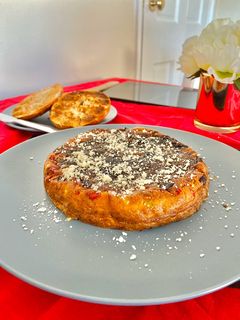 A picture of Vegetables omelette.