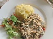 Gambar mashed potato salmon