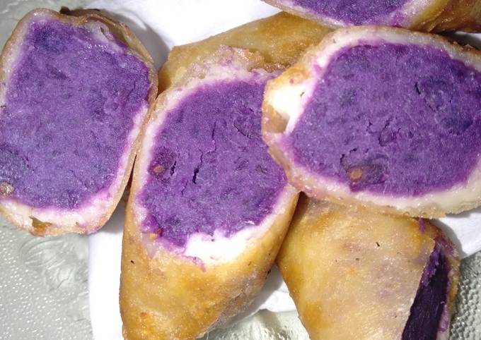 Resep Lumpia ubi keju yang Enak Banget