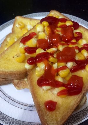 Hình của món Sandwich vàng tươi.