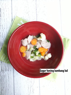 Foto resep Sayur bening kembang kol