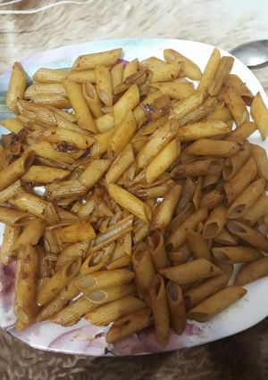 A picture of Easy and tasty pasta.