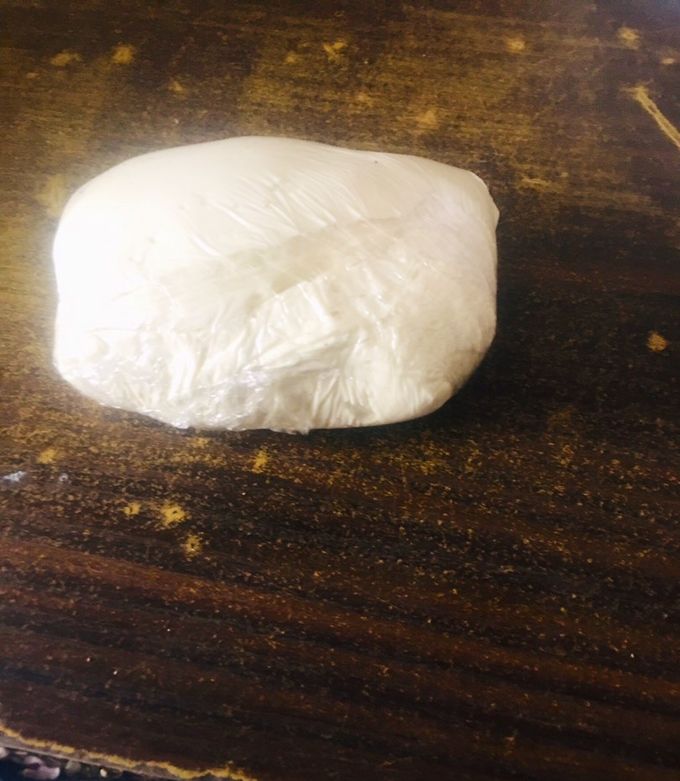 A picture of Home made cream cheese with powdered milk.
