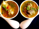 மட்டன் சூப் (Mutton soup recipe in Tamil)