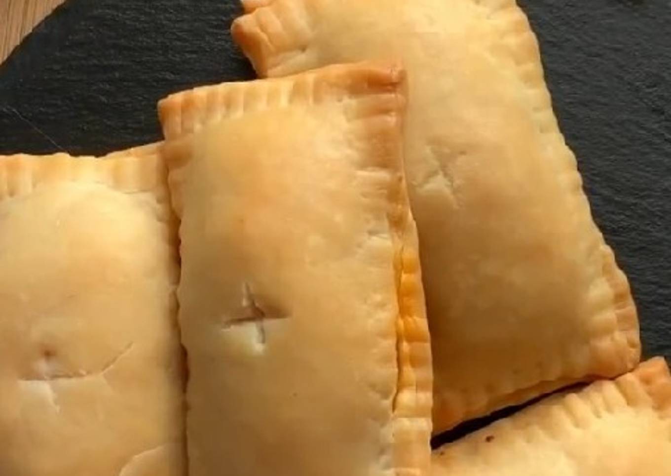 McDonald's style veggie pizza puff
