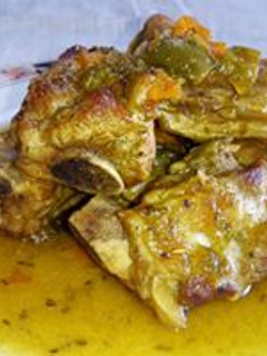 Una foto de Costillas de cerdo a la cerveza