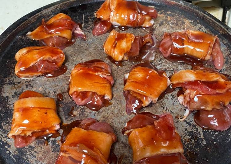 Step-by-Step Guide to Make Speedy BBQ Bacon Wrapped Chicken Livers