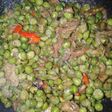 Tumis cepokak dan ikan asin