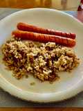 Arroz integral con nueces