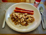 Arroz integral con nueces