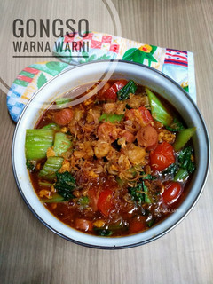 Foto resep Gongso warna warni