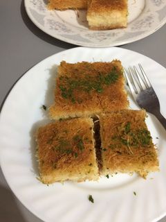 صورة لوصفة كنافة بالمهلبيه