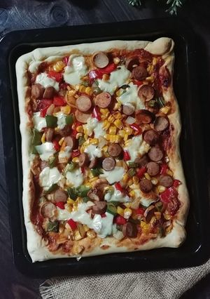 Foto resep Pizza Beefcorn Crust