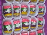 Mini roll cake Rainbow