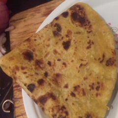 A picture of Carrot chapatis.