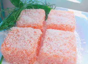 Hình của món Bánh cà rốt mochi biến tấu.