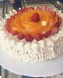Torta frutal sin azúcar