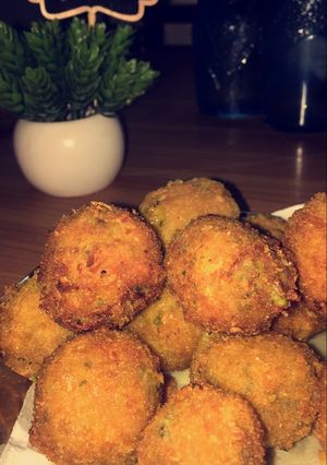 صورة لوصفة كرات البطاطس السهلة