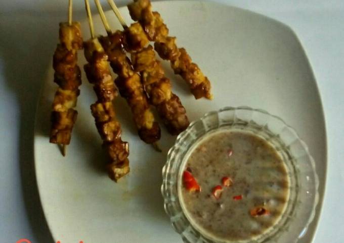 Anti Ribet, Memasak Sate Tempe Saus Kacang Simpel